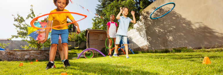 Pool noodle ring toss